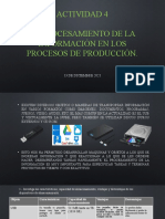 El Procesamiento de La Informacion en Los Procesos de Produccion