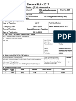 Electoral Roll - 2017: State - (S10) - Karnataka