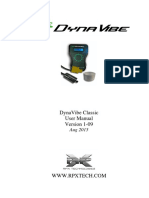 Dynavibe Classic User Manual Version 1-09