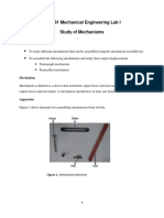 ME3481 Mechanical Engineering Lab I Study of Mechanisms: Mechanism