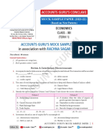 Accounts Guru Conclave - Mock Paper Eco