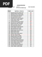 AVANCE DE NOTAS - 1ERO y 4TO