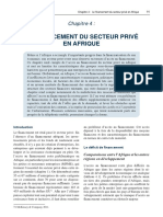 Le Financement Du Secteur Privé en Afrique