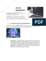 Qué Es La Programación