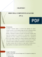 Principal Components Analysis (PCA)