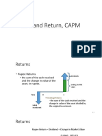 Risk and Return CAPM