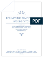 Resumen Fundamentos de Base de Datos