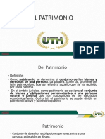 Patrimonio y Clasificacion de Los Bienes Uth