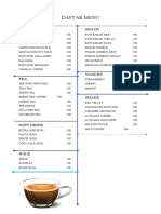 Daftar Menu: Coffee Snack