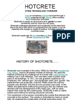 Shotcrete: Cementing Technology Forever