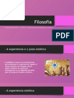 3.2 - A Dimensao Estetica - Analise e Compreensao Da Experiencia Estetica
