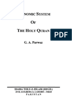 Economic System of Quran by G A Parwez Published by Tulueislam