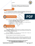 Module 5: Elements of Financial Statements