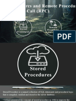 Stored Procedures and Remote Procedures Call (RPC)
