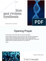 Genetic Information and Protein Synthesis