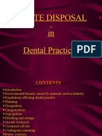 Waste Disposal in Dental Practices F1