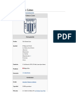 Alianza Lima Introducción