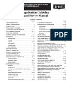 Application Guideline and Service Manual: Residential Air Conditioners and Heat Pumps Using R - 22 and Puronr Refrigerant