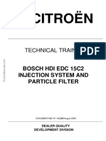 Citroen Bosch Hdi Edc15c2 Injection System and Particle Filter