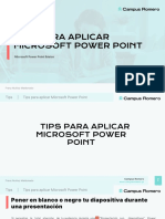 Tips para Aplicar Microsoft Power Point