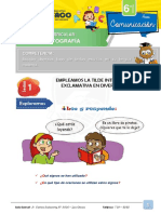 6ºgrado Ortografía s1 Tilde Interrogativa y Exclamativa