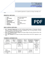 Jadav Dharam Manharbhai: Objective