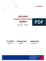 AIS-Q450 (MTBF) : Reliability Prediction Report