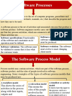 Software Processes: Software Specifications:functionality Software Development: The