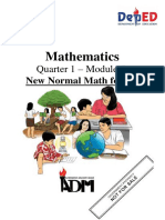 Mathematics: Quarter 1 - Module 5