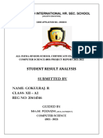 Computer Science Investigatory Project