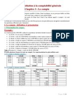 Partie 1: Initiation À La Comptabilité Générale Chapitre 3: Le Compte