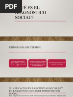 ¿Qué Es El Diagnóstico Social?