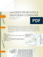 Periodos de Secado A Velocidad Constante