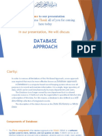 Database Approach