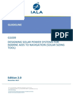 Guideline: G1039 Designing Solar Power Systems For Marine Aids To Navigation (Solar Sizing Tool)