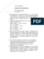 Aula 4: Processos Adiabáticos E Termoquímica