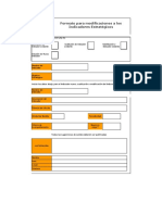 Anexo 5 Formato para Modificaciones Indicadores