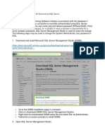 How To Reset or Change The SA Password in SQL Server