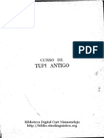 Curso de Tupi Antigo Gramática, Exercícios e Textos by Padre Antônio Lemos Barbosa