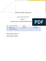 Ensayo "Análisis de La Política Fiscal en Honduras