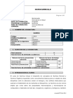 Microcurriculo Química Medicina 2022-1.