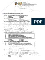 Second Quarter Summative Test-MDL Science VII S.Y. 2021-2022