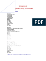 (ECO) Chapter 10 Foreign Trade of India