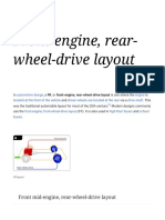 Front-Engine, Rear-Wheel-Drive Layout