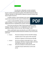 Documents Used in Import-Export Bill of Exchange