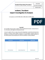 Procedure For Incident Accident Reporting Investigation & Analysis