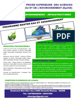 Programme Master Eau Et Assainissement