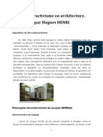 De Constructivisme en Architecture Par H