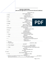 Second Conditional Exercise 1: Put The Verbs Into The Right Tense So As To Form The Second Conditional