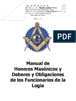 Honores Masonicos BJ 16